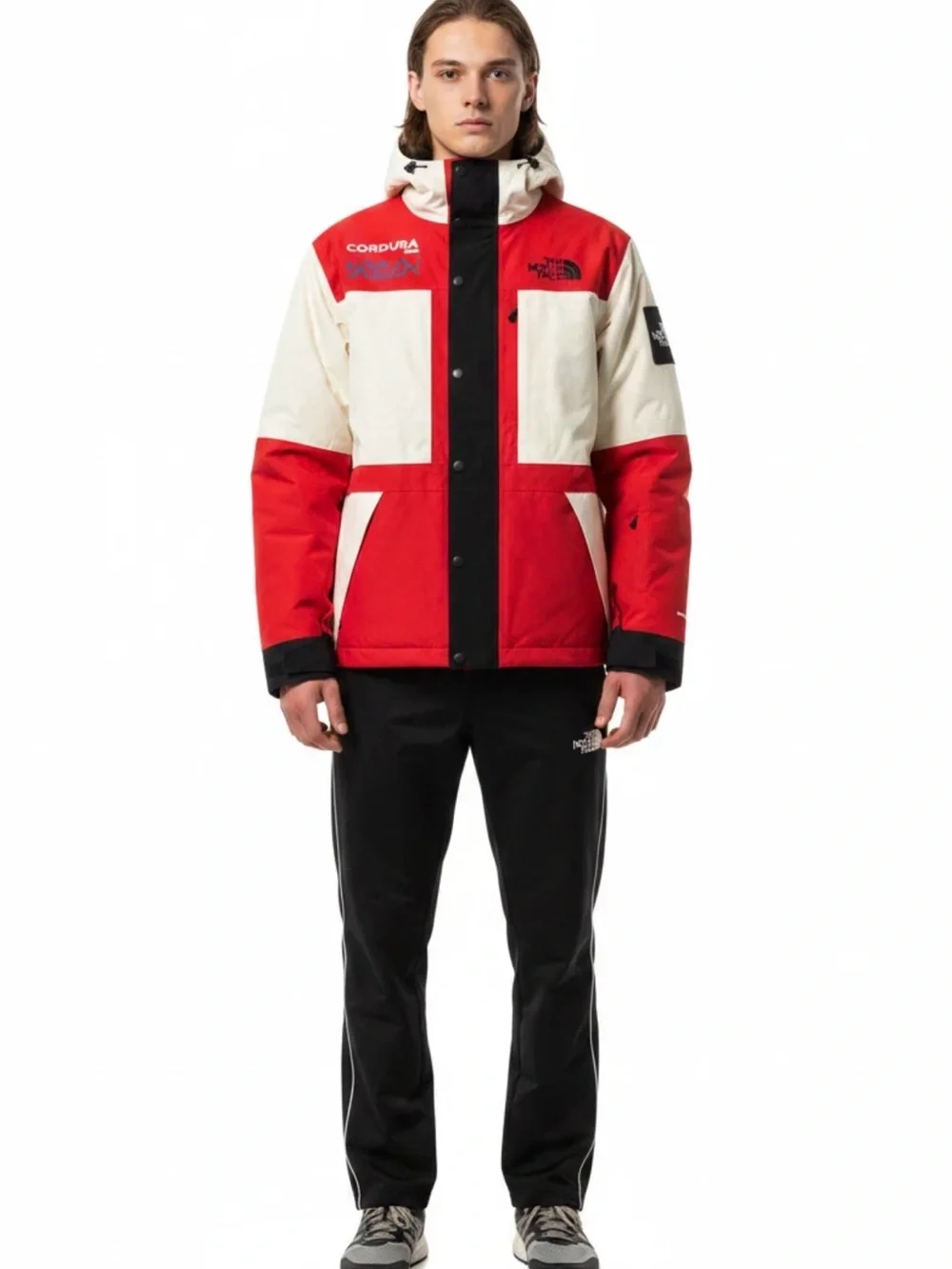Supreme x The North Face Red & White Ski/Snowboard/Rain Jacket - Picture 6 of 6